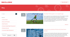 Desktop Screenshot of blog.seclore.com